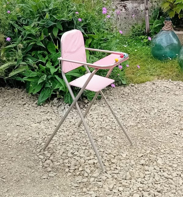 Chaise haute vintage pour poupée n°11112