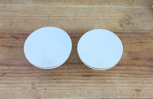 Lot de 2 bols vintages en porcelaine / Violette / n°11127