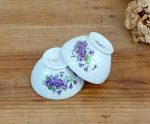 Lot de 2 bols vintages en porcelaine / Violette / n°11127