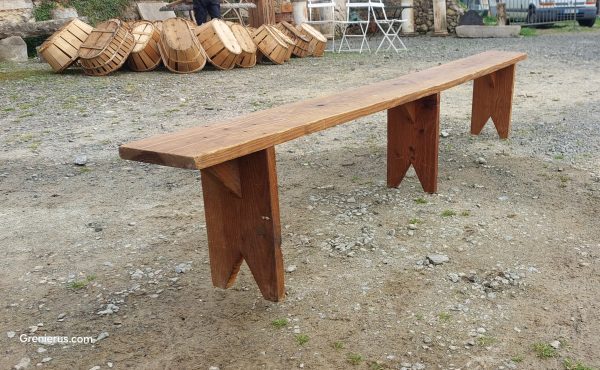 Ancien grand banc de ferme n°10779