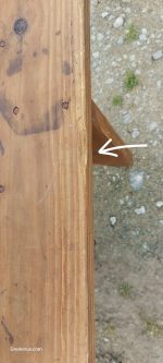 Ancien grand banc de ferme n°10779