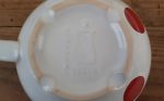 Paire de grandes tasses vintages en faïence n°11010