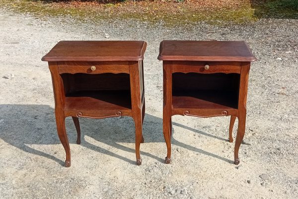 Paire de chevets en chêne n°11132