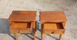 Paire de chevets en chêne n°11133