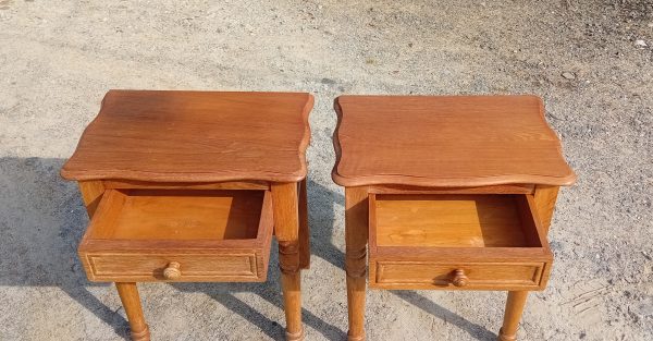 Paire de chevets en chêne n°11133