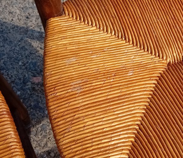 Lot de 6 chaises paillées n°11134