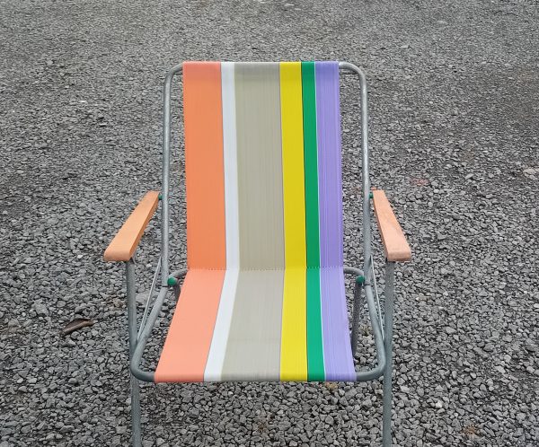 Fauteuil de camping vintage n°11137
