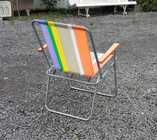Fauteuil de camping vintage n°11137