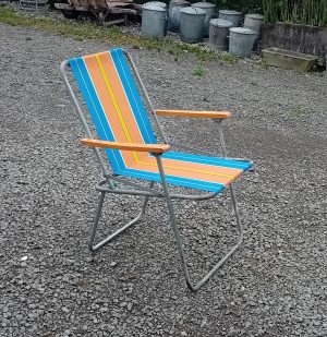 Fauteuil de camping vintage n°11136