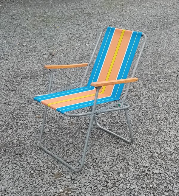 Fauteuil de camping vintage n°11136