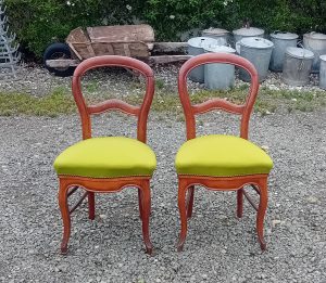 Ancienne paire de chaises Louis Philippe n°11138