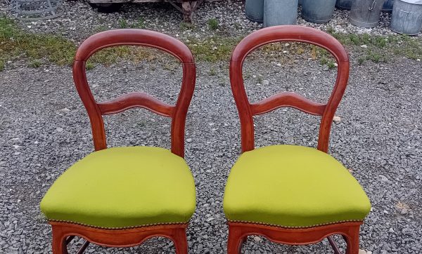 Ancienne paire de chaises Louis Philippe n°11138