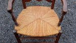 Ancien fauteuil paillé n°11141