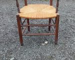Ancien fauteuil paillé n°11141