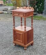Ancien chevet en noyer n°11147