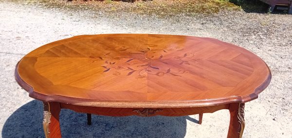 Table a rallonges / Marqueterie / Louis XV / n°11155