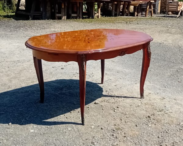 Table a rallonges / Marqueterie / Louis XV / n°11155