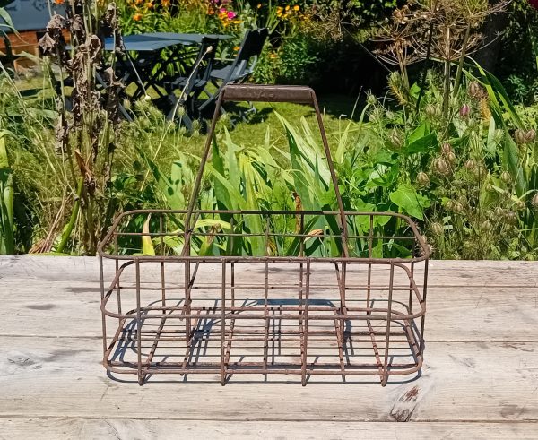 Ancien panier a bouteilles de lait n°11161