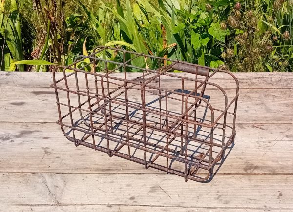 Ancien panier a bouteilles de lait n°11161