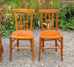 Lot de 6 chaises vintages n°11228