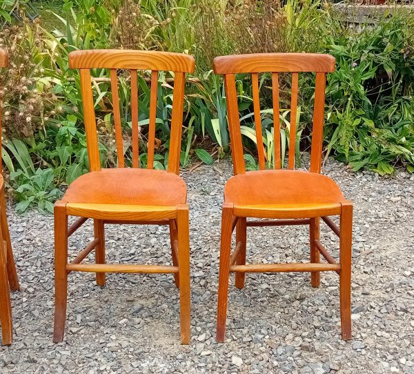 Lot de 6 chaises vintages n°11228