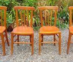 Lot de 6 chaises vintages n°11228