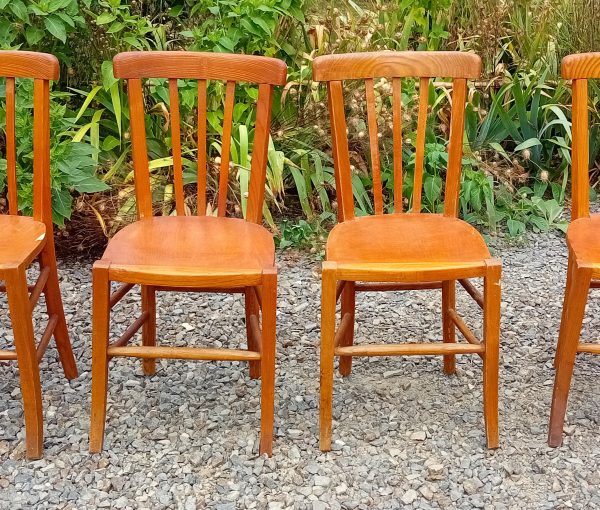 Lot de 6 chaises vintages n°11228