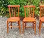 Lot de 6 chaises vintages n°11228