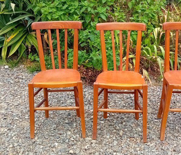 Lot de 6 chaises vintages n°11228