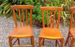 Lot de 6 chaises vintages n°11228