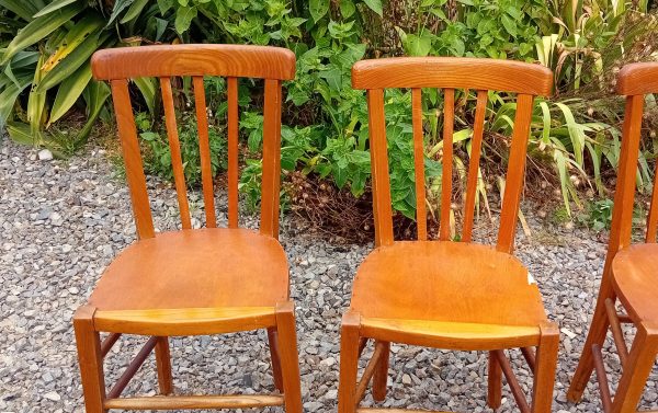 Lot de 6 chaises vintages n°11228