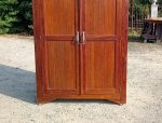 Ancienne armoire penderie en pin n°11230