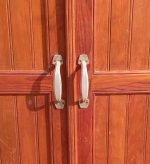 Ancienne armoire penderie en pin n°11230