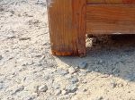 Ancienne armoire penderie en pin n°11230