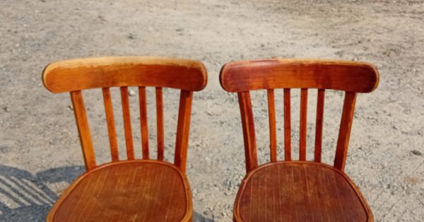 Paire de chaises vintages Bistro Baumann n°11231