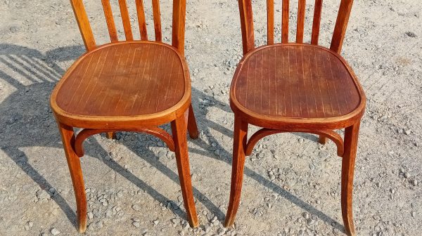 Paire de chaises vintages Bistro Baumann n°11231