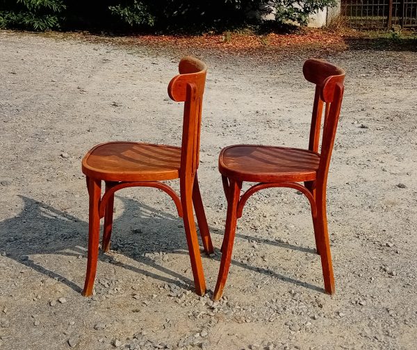 Paire de chaises vintages Bistro Baumann n°11231
