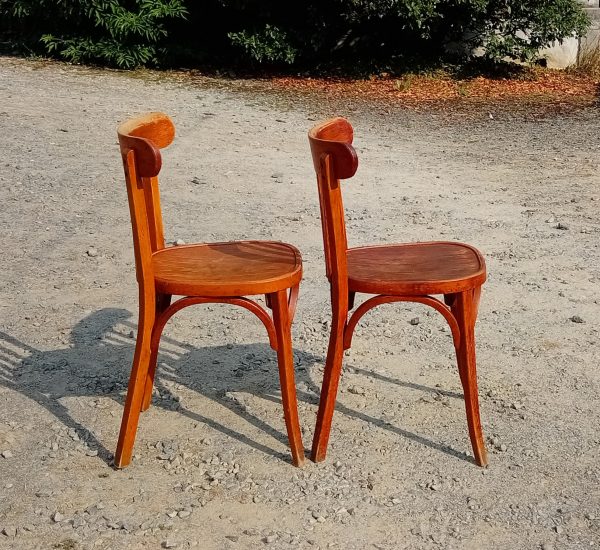 Paire de chaises vintages Bistro Baumann n°11231