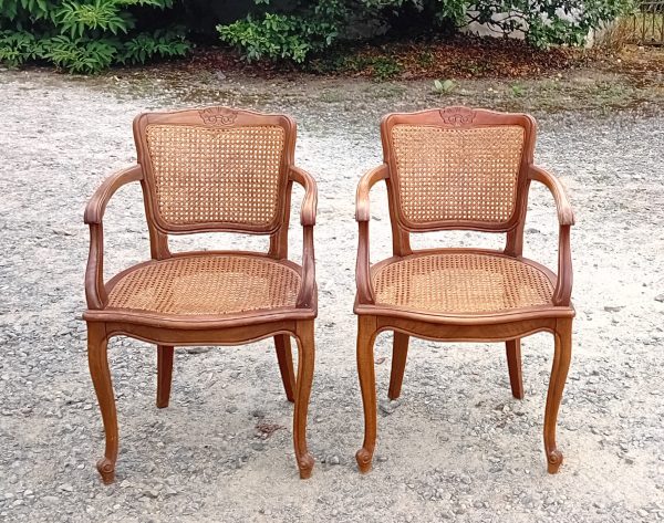 Paire de fauteuils Louis XV n°11241