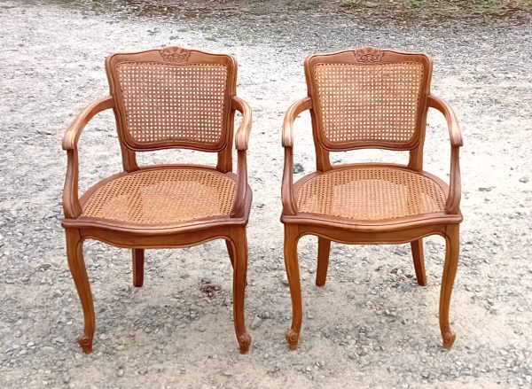 Paire de fauteuils Louis XV n°11242