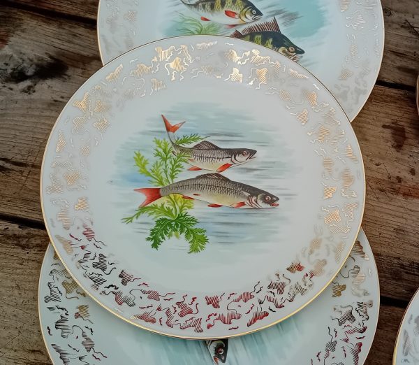 Service a poisson en porcelaine n°11251