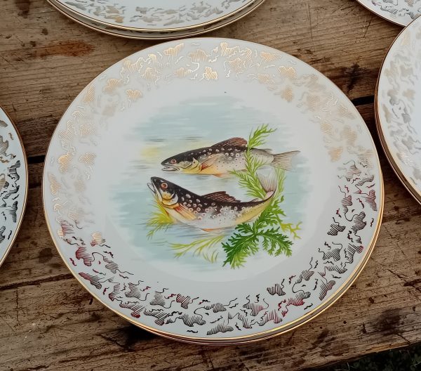 Service a poisson en porcelaine n°11251