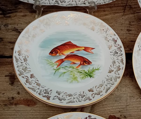 Service a poisson en porcelaine n°11251