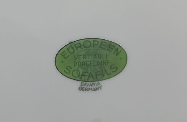 Service a poisson en porcelaine n°11251