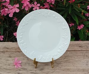 Plat en porcelaine de Limoges / Deshoulières / n°11252