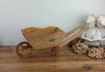Brouette en bois pour déco n°11258