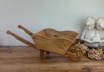 Brouette en bois pour déco n°11258