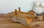 Brouette en bois pour déco n°11258