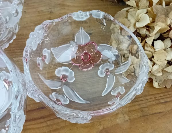 Lot de 3 coupelles en cristal n°11287