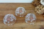 Lot de 3 coupelles en cristal n°11287